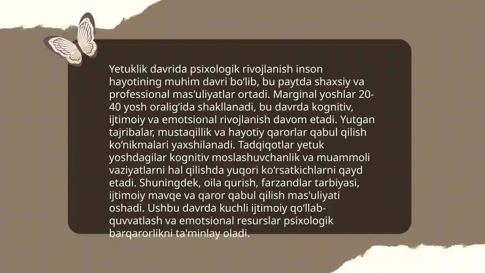Yetuklik va keksalik davrining psixologik xususiyatlar 3