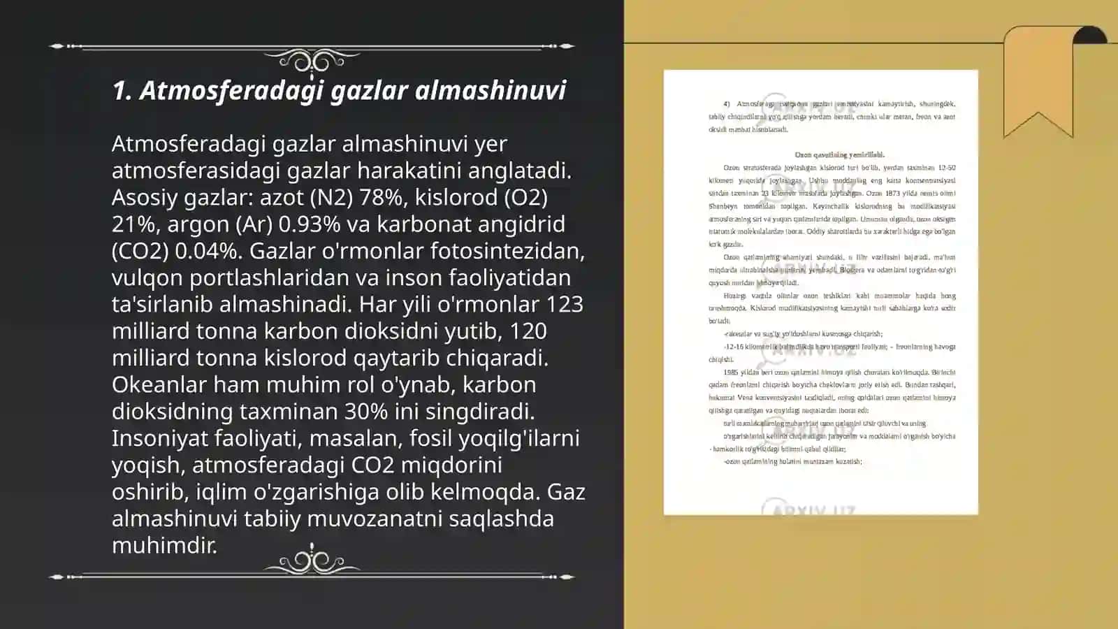 Atmosferada kechadigan fizik-kimyoviy jarayonlar(ekologiyaga oid) 3