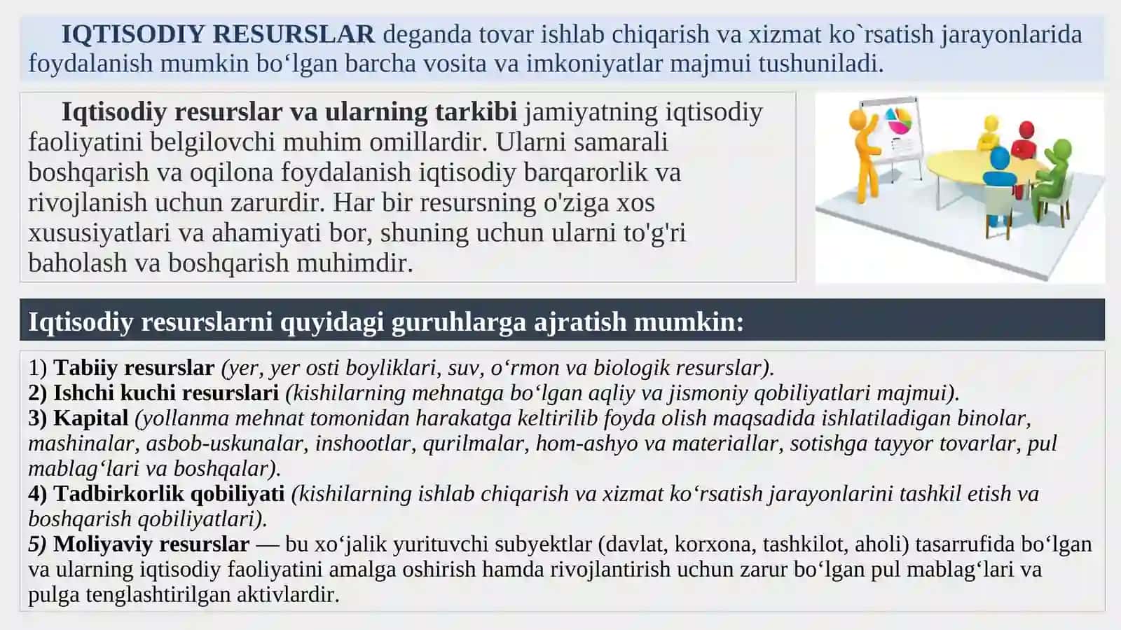 XO’JALIK YURITUVCHI SUBYEKTLARNING MOLIYAVIY RESURSLARI 3