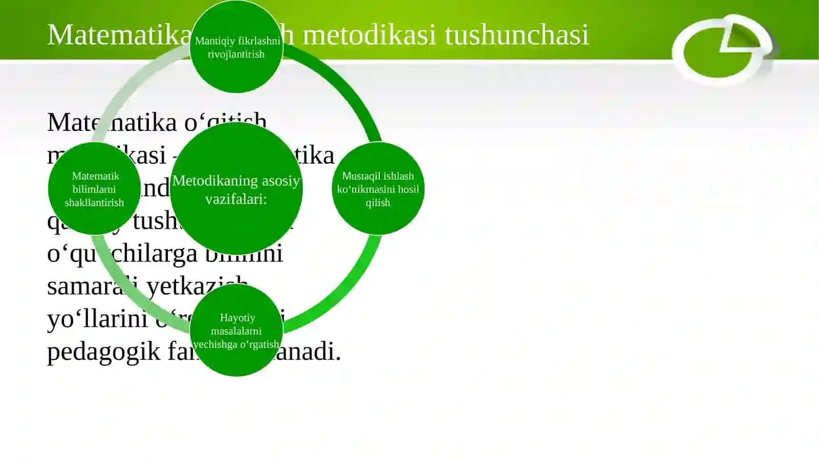 Matematika o‘qitish usullari 3