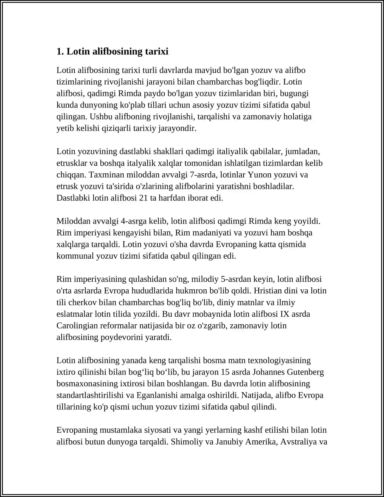 LOTIN ALIFBOSI. UNLI VA UNDOSH XARFLAR. DIGRAFLAR. HARF BIRIKMALARI DIFTONG VA DIGRAFLAR. XARF BIRIKMALARI. URG'U QO'YISH QOIDALARI 3