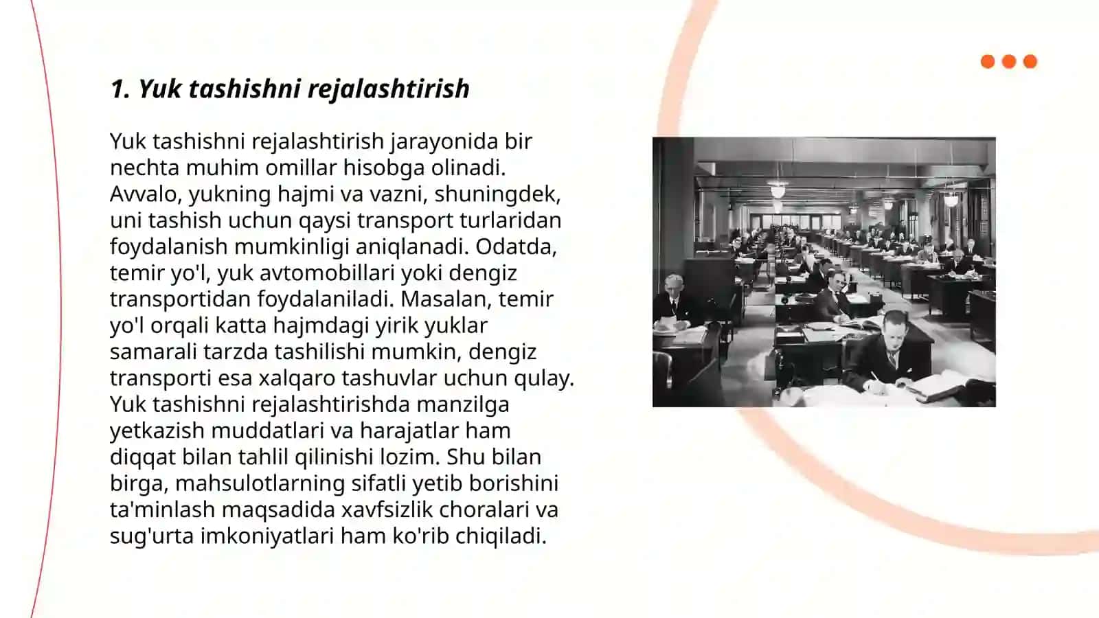 Yuk tashishni tashkil qilish va tijоrat ishlari 3