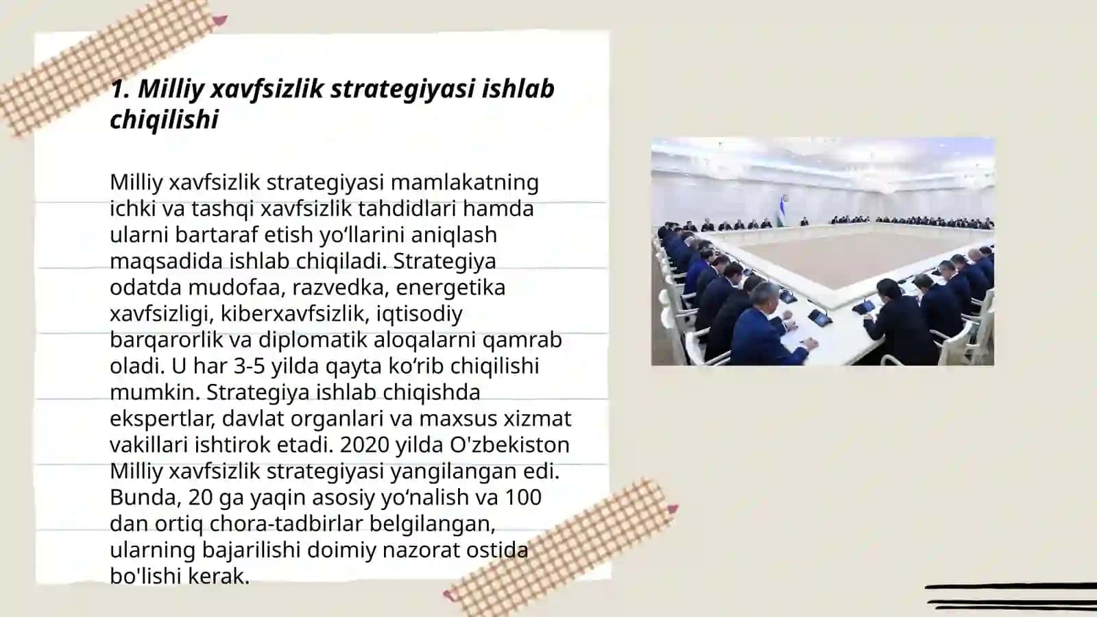 Milliy xavfsizlik strategiyasi ishlab chiqilishi 3