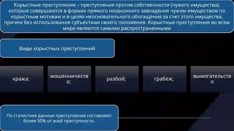 Корыстная преступность и ее предупреждение 3