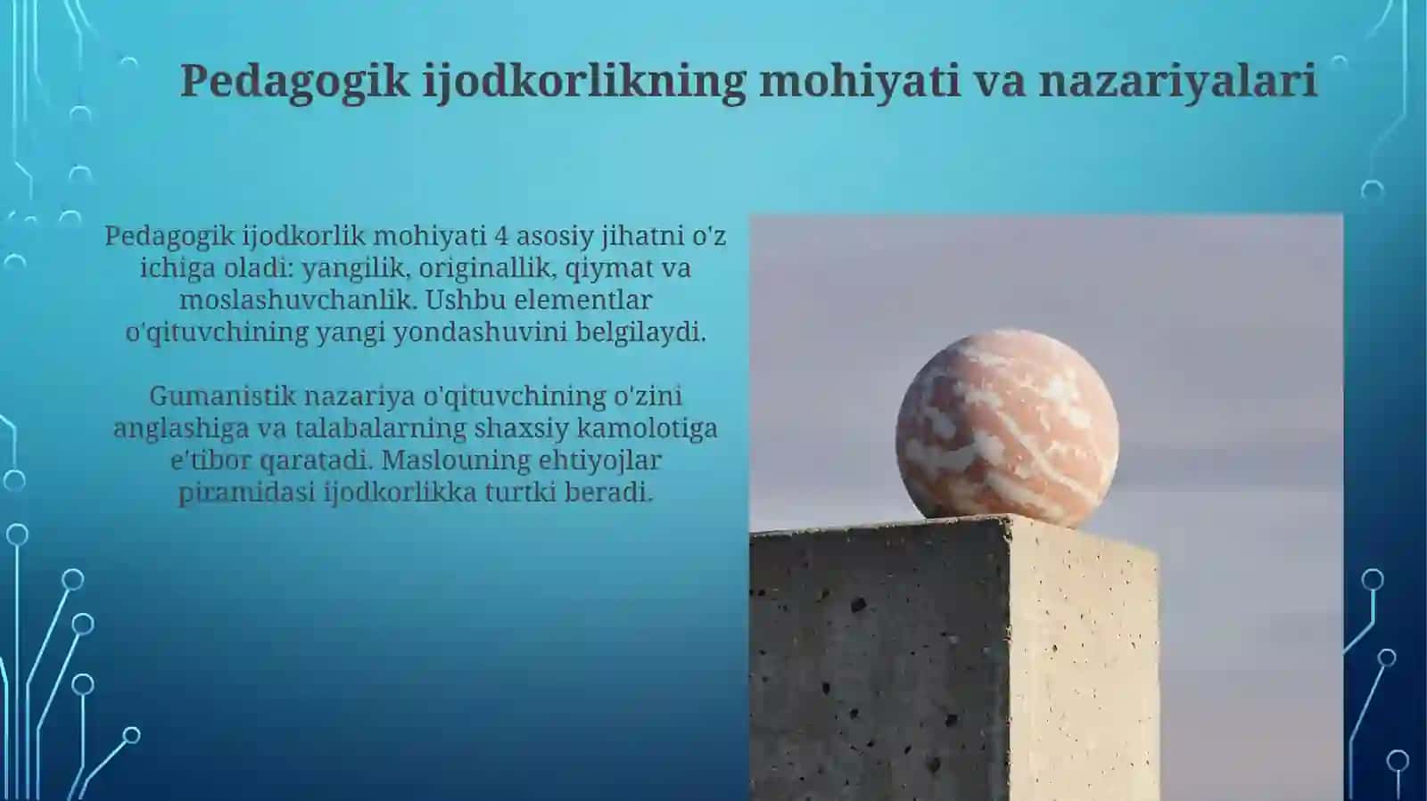 Pedagogik ijodkorlikning mohiyati va nazariyalari 3