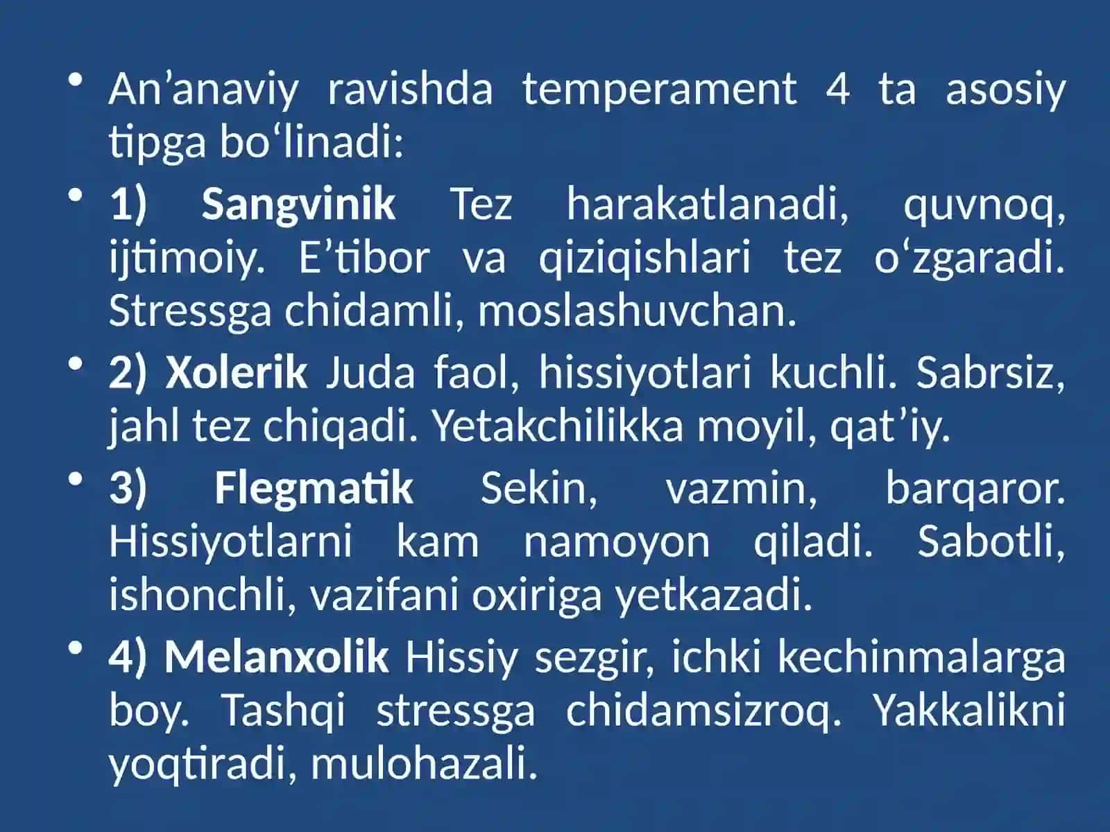 Temperament va uning nazariyalari 3