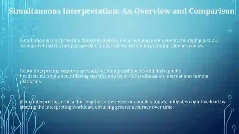 Simultaneous Interpretation: Specific features and requirements 3