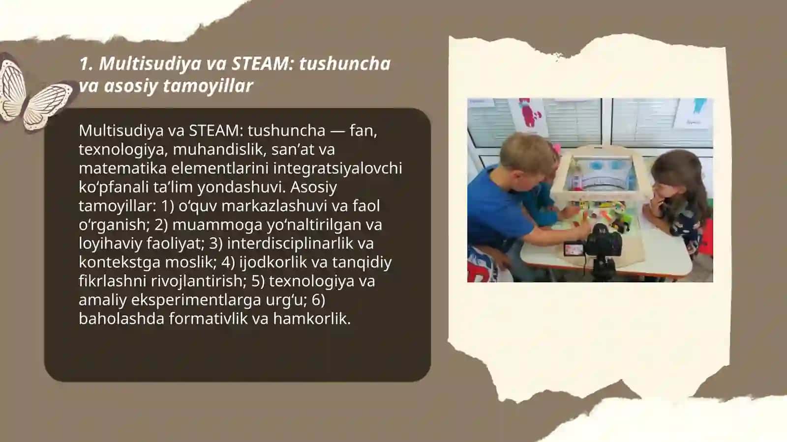 Multisudiya va STEAM ta'lim moduli 3