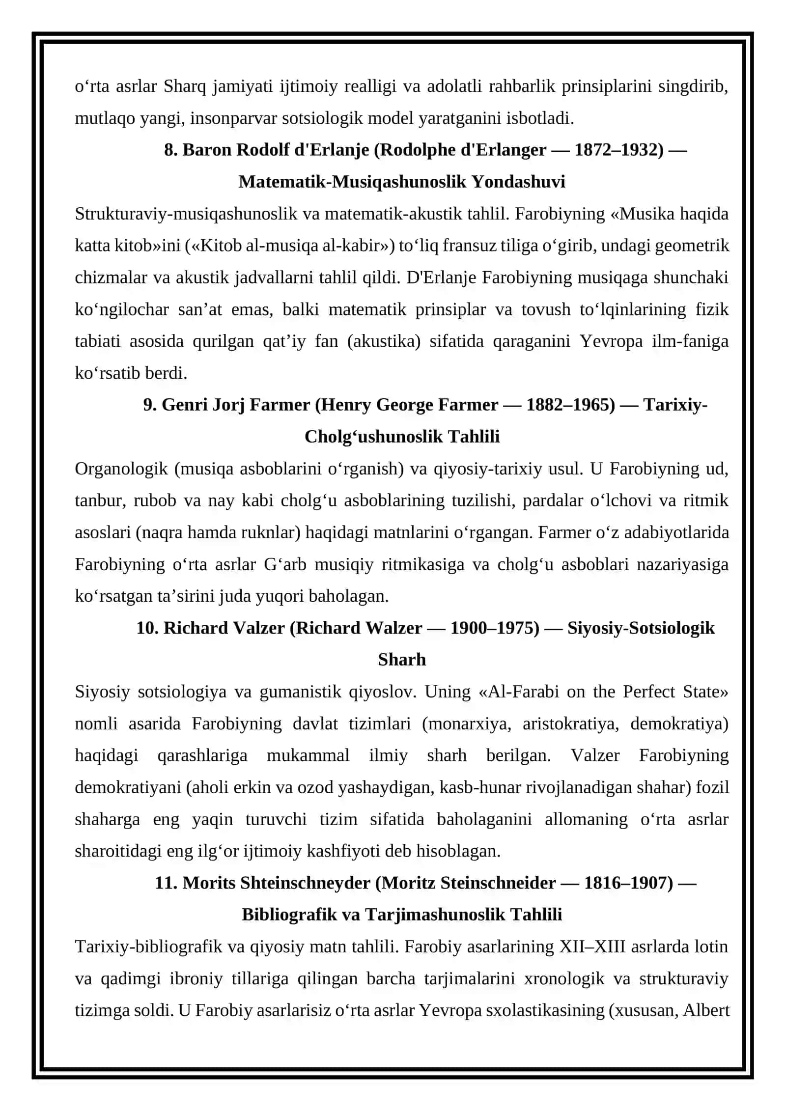 Abu Nasr Farobiy ilmiy merosi manaba va adabiyotlar sharhi 3