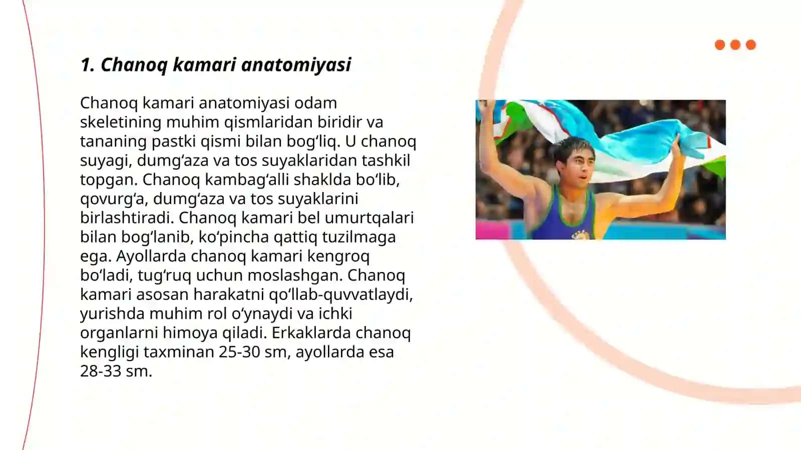 Chanoq kamari va oyoqning erkin suyaklari 3