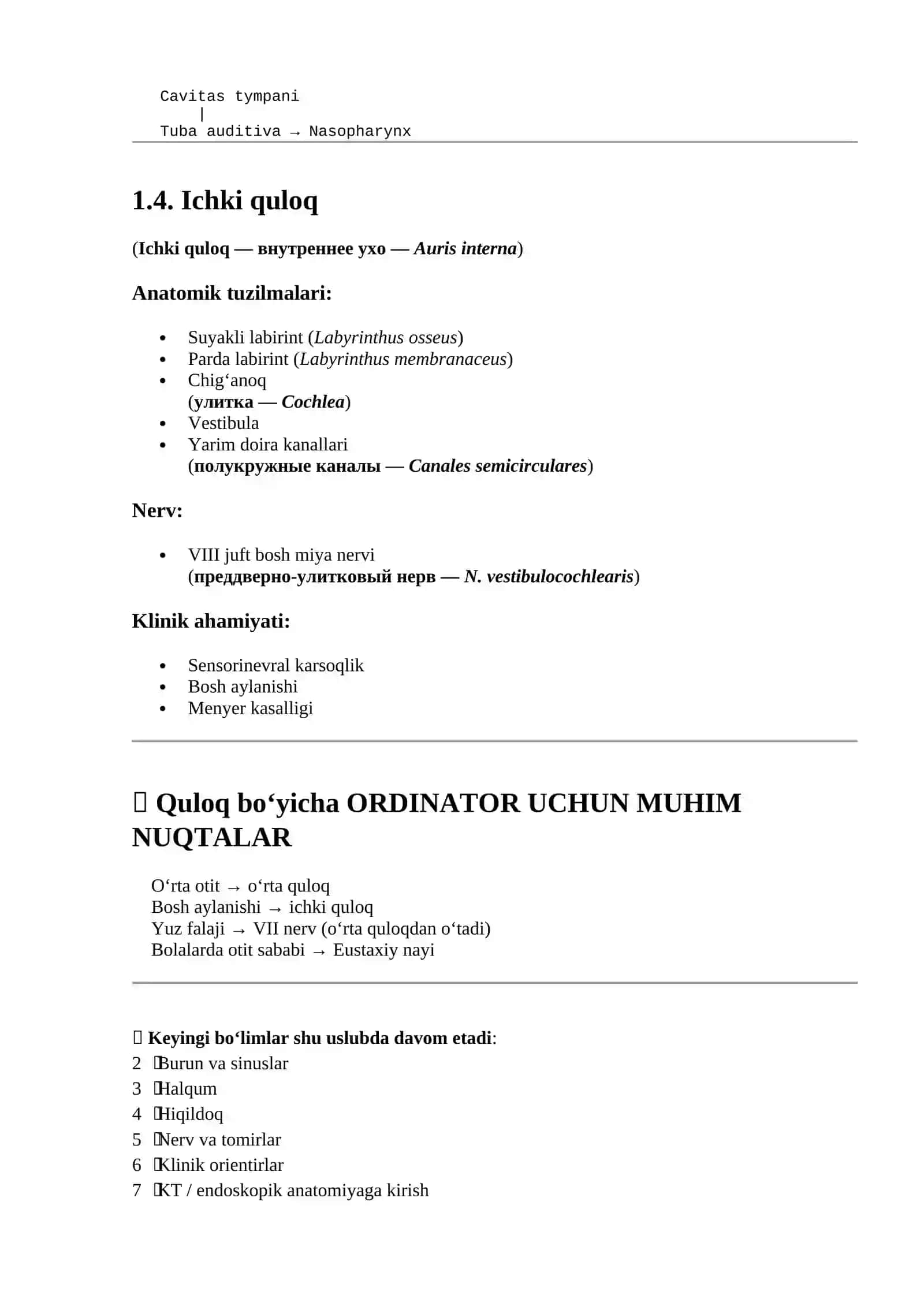 Ordinaturaga kirish uchun LOR ordinatori (2 yillik) darajasida ASOSIY O‘QUV QO‘LLANMA 3