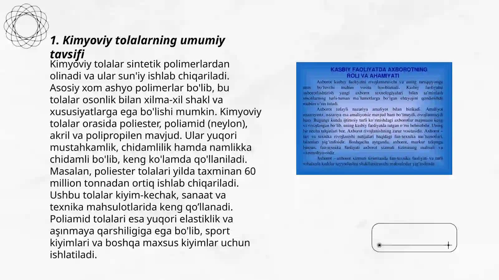 Kimyoviy tolali gazlamalar va ularning xususiyatlari 3