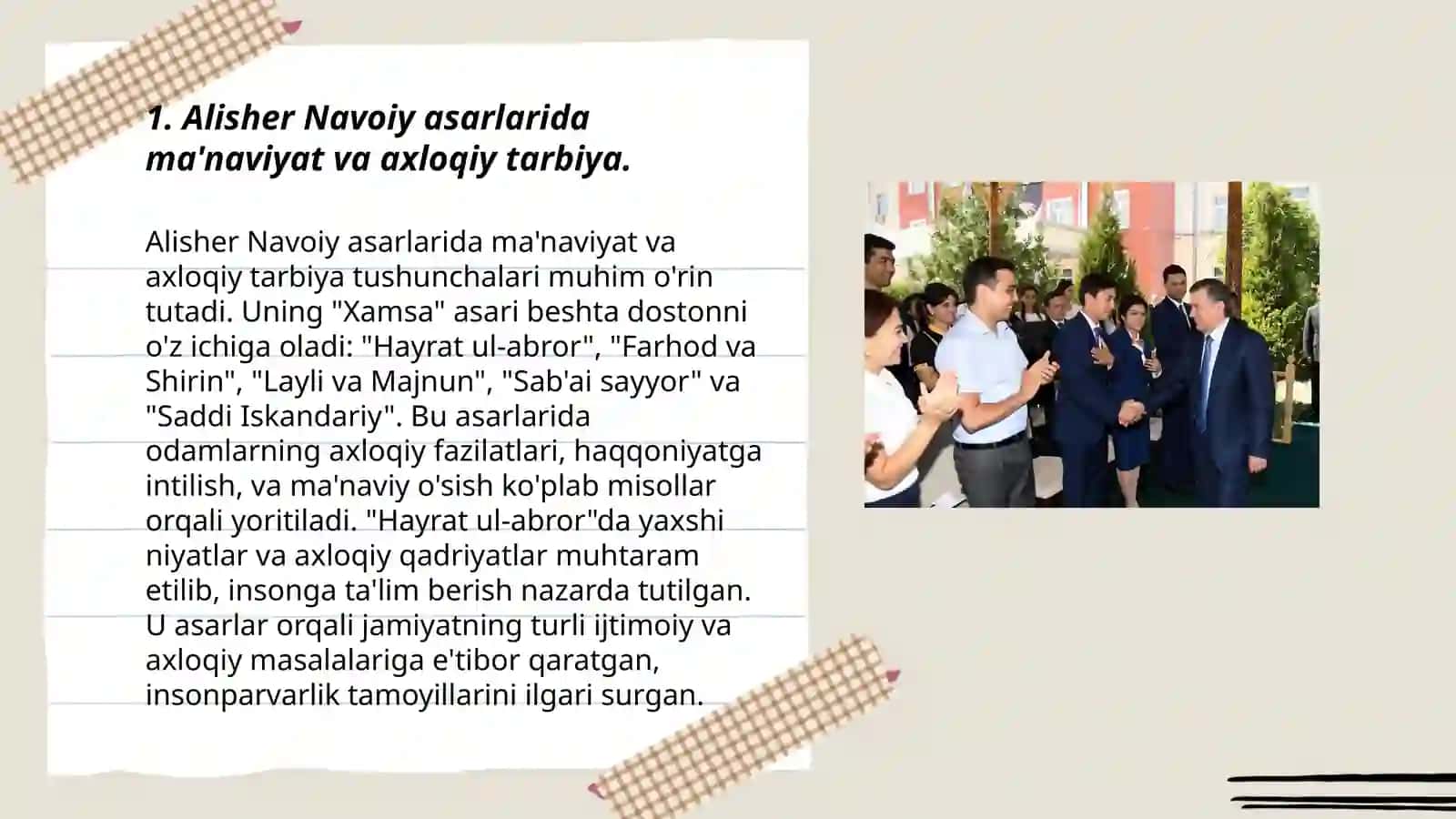 Yuksak ma'naviyatli yoshlarni tarbiyalashda O'rta Osiyoda Alisher Navoiy ilmiy merosini o'rni 3