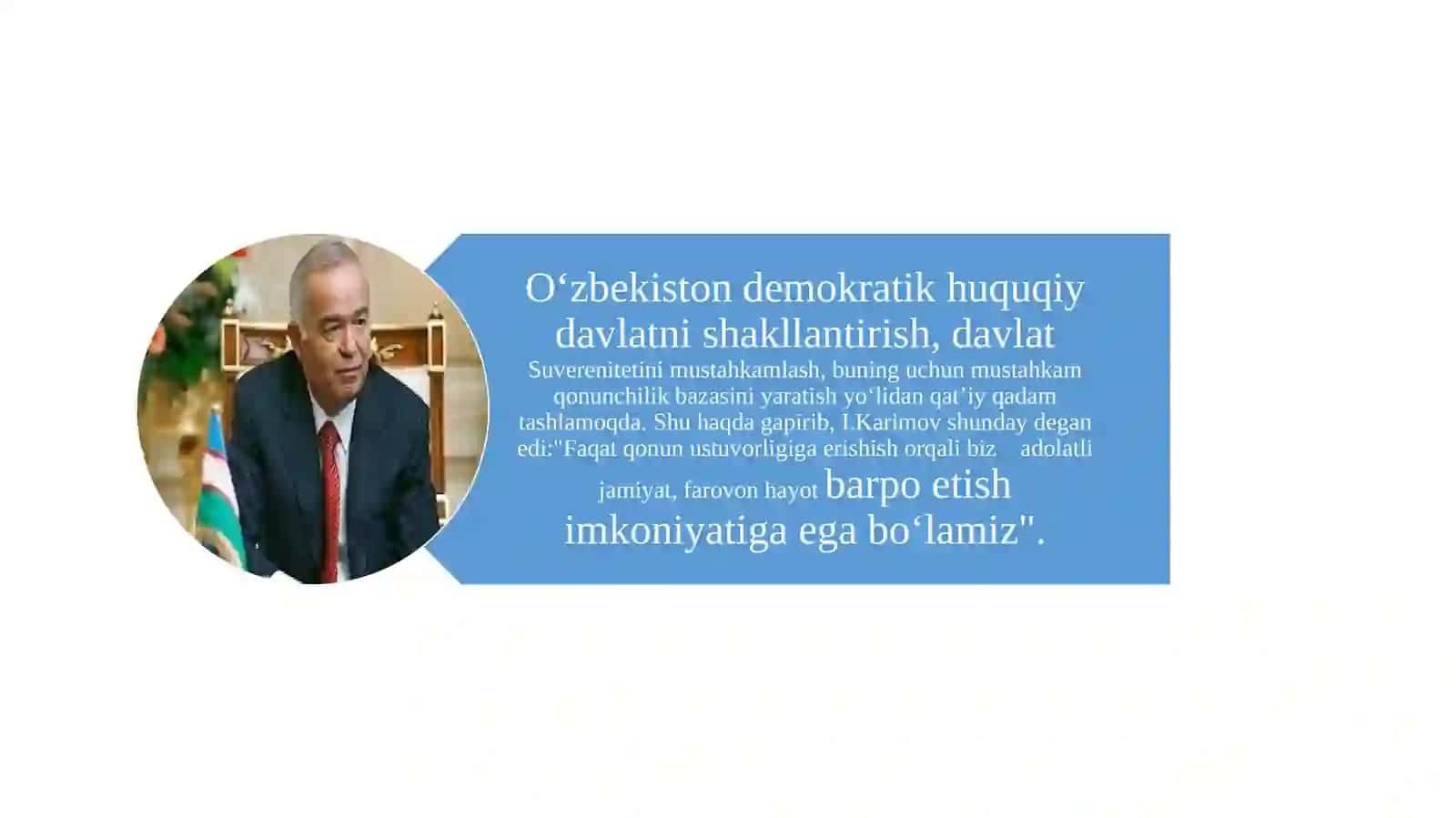 O‘zbekistonda fuqarolik jamiyatining demokratik asoslarini shakllantirish 3
