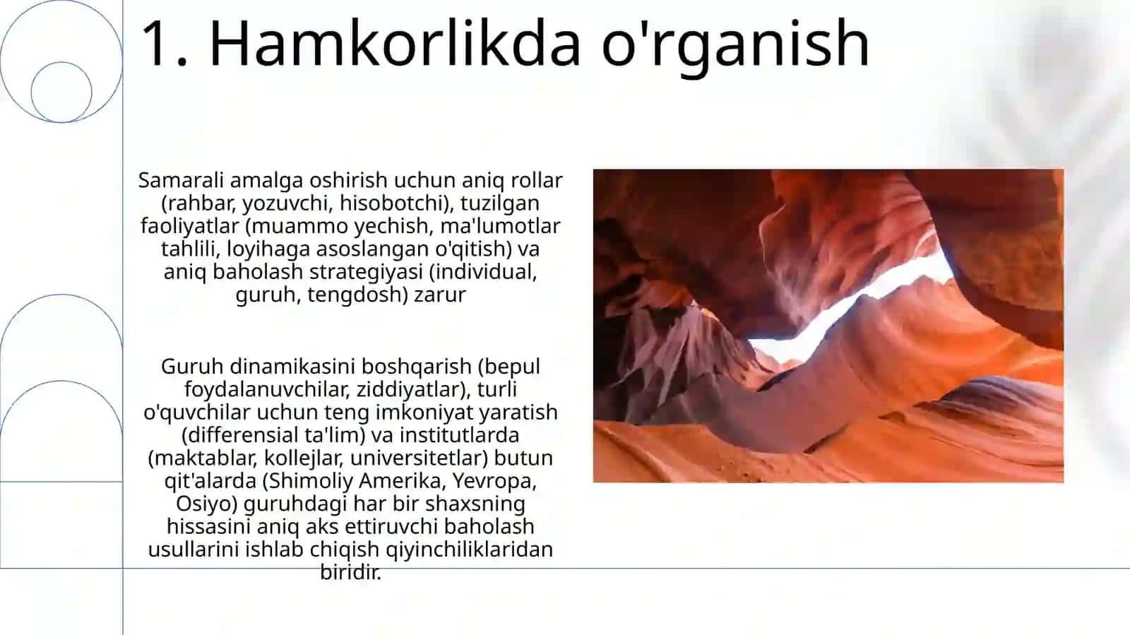 Dars ta'limini tashkil etisjning asosiy shakli 3