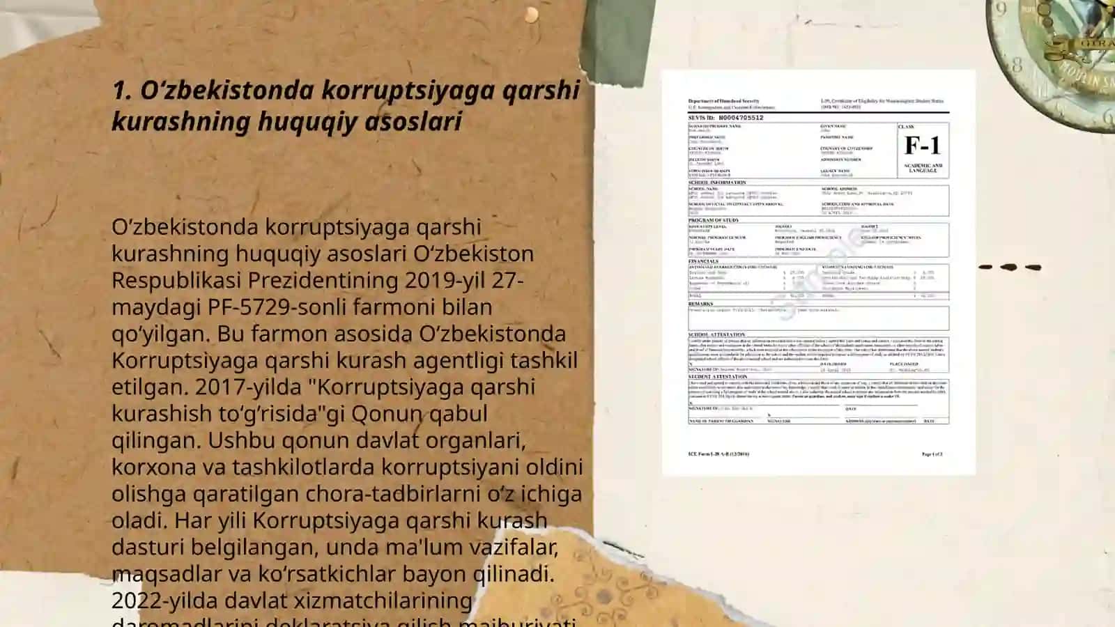 O‘zbeistonda karubsiyaga qarshi kurash mehanizmlari mavzusida tayorlash 3