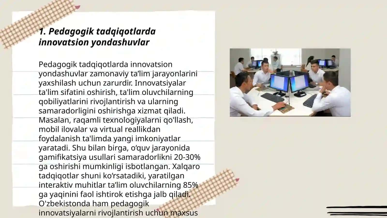Pedagogik ilmiy tadqiqotlarda navatsiya va innovatsiyalarning о‘rni 3