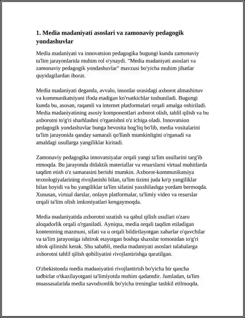 MEDIA MADANIYATI VA INNOVATSION PEDAGOGIKA 3