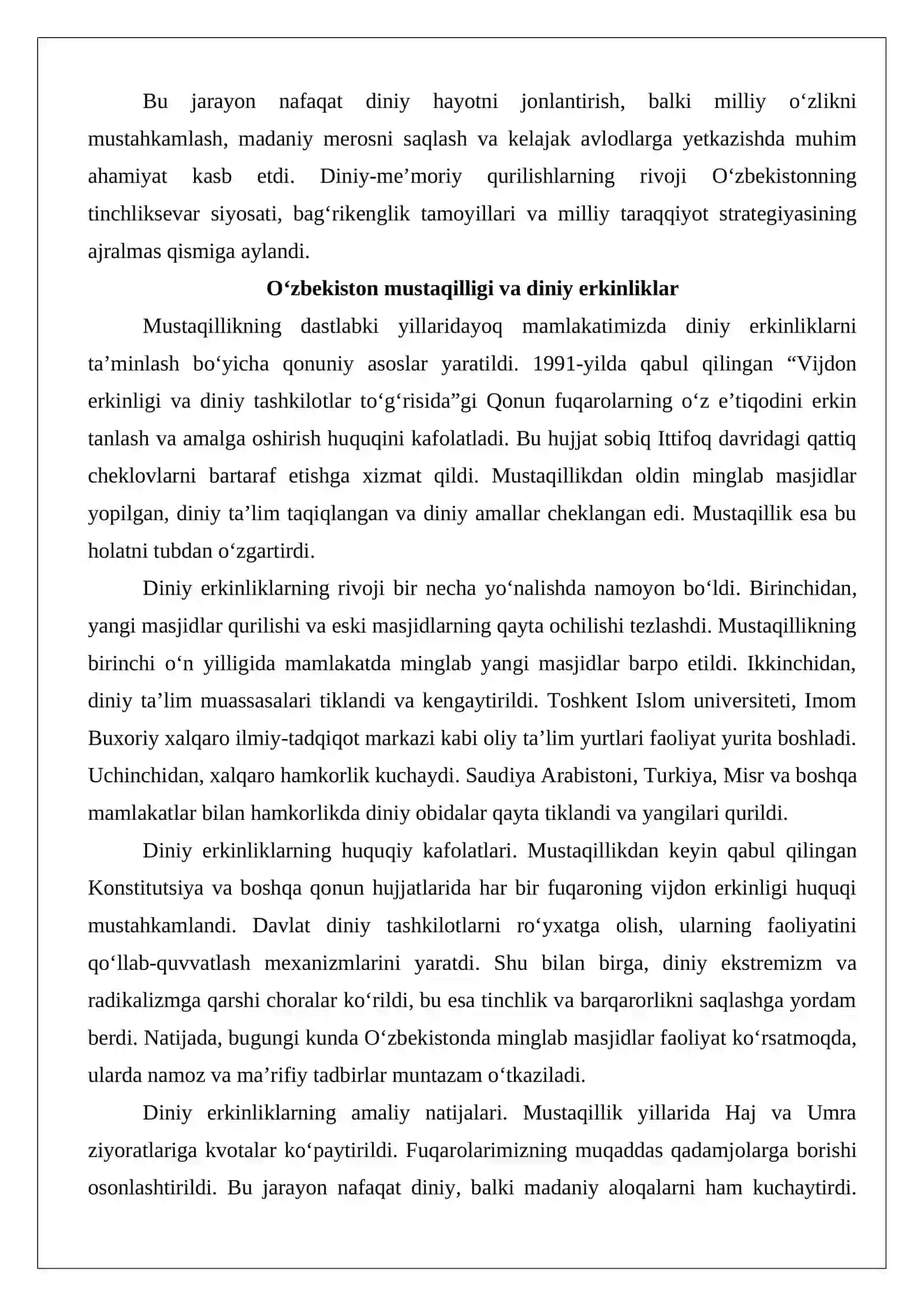 Mustaqillik yillarida qurilgan maqbara va masjidlar 3
