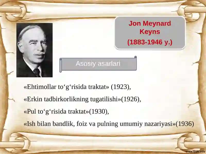 Neoklassik maktab iqtisodiy qarashlari 3