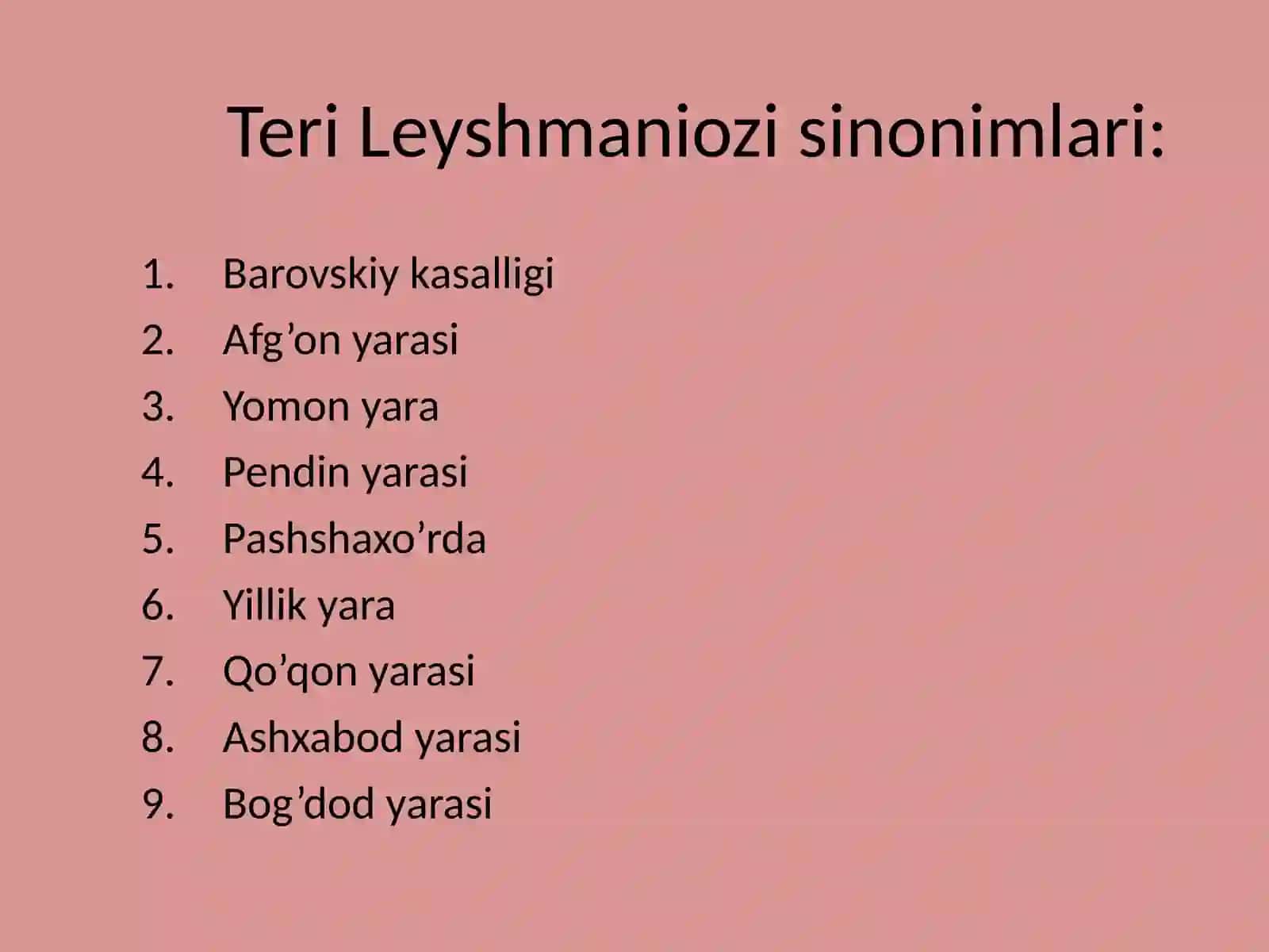 TERI LEYSHMANIOZI 3