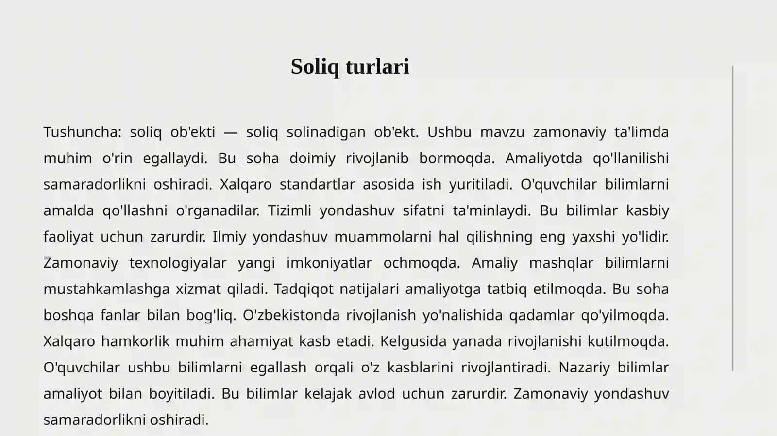 SOLIQ OBYEKTI MANBALARI 3