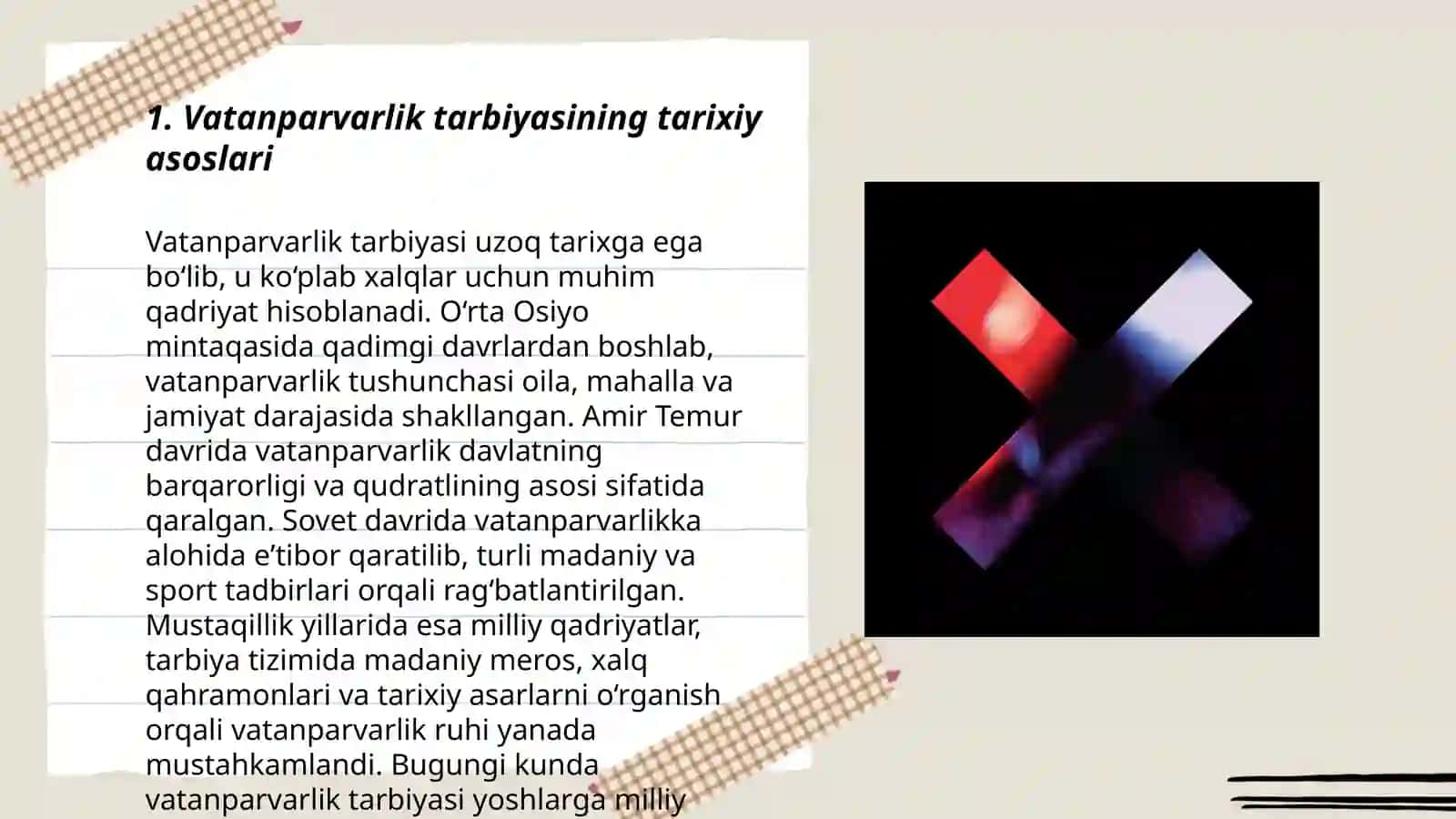 Vatanparvarlik tarbiyasi jarayonining paydo boʻlishi va vujudga kelishi toʻgʻrisida 3