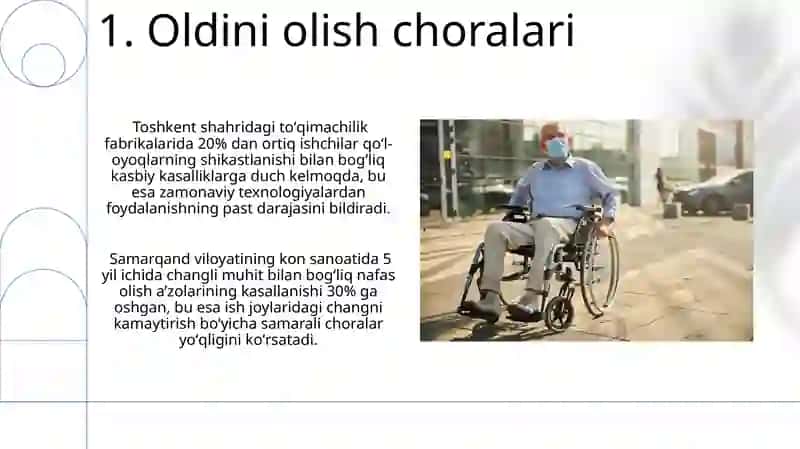 Jarohatlanish va kasbiy kasalliklar 3