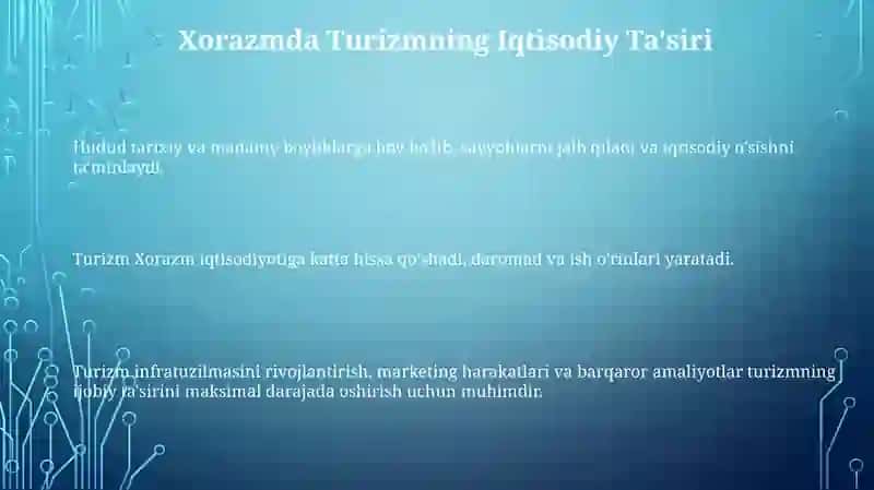Xorazm turistik mintaqasi faoliyati taxlili 3