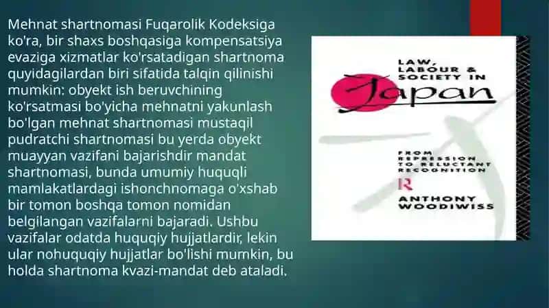 YAPONIYA MEHNAT HUQUQI 3
