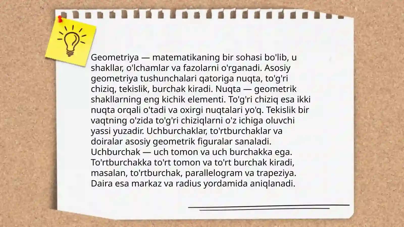 Boshlang'ich sinflarda geometriya elementlarini o'qitish metodikasi 3