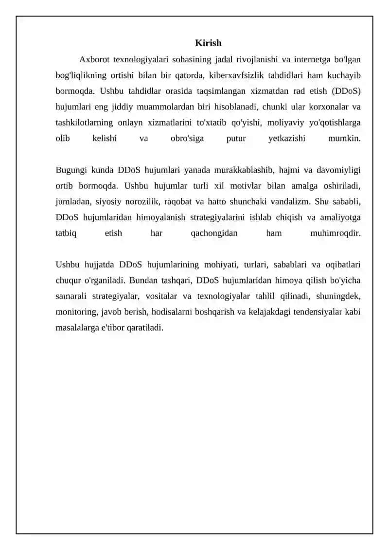 DDoS hujumlari: Tushuncha, turlari va oqibatlari 3