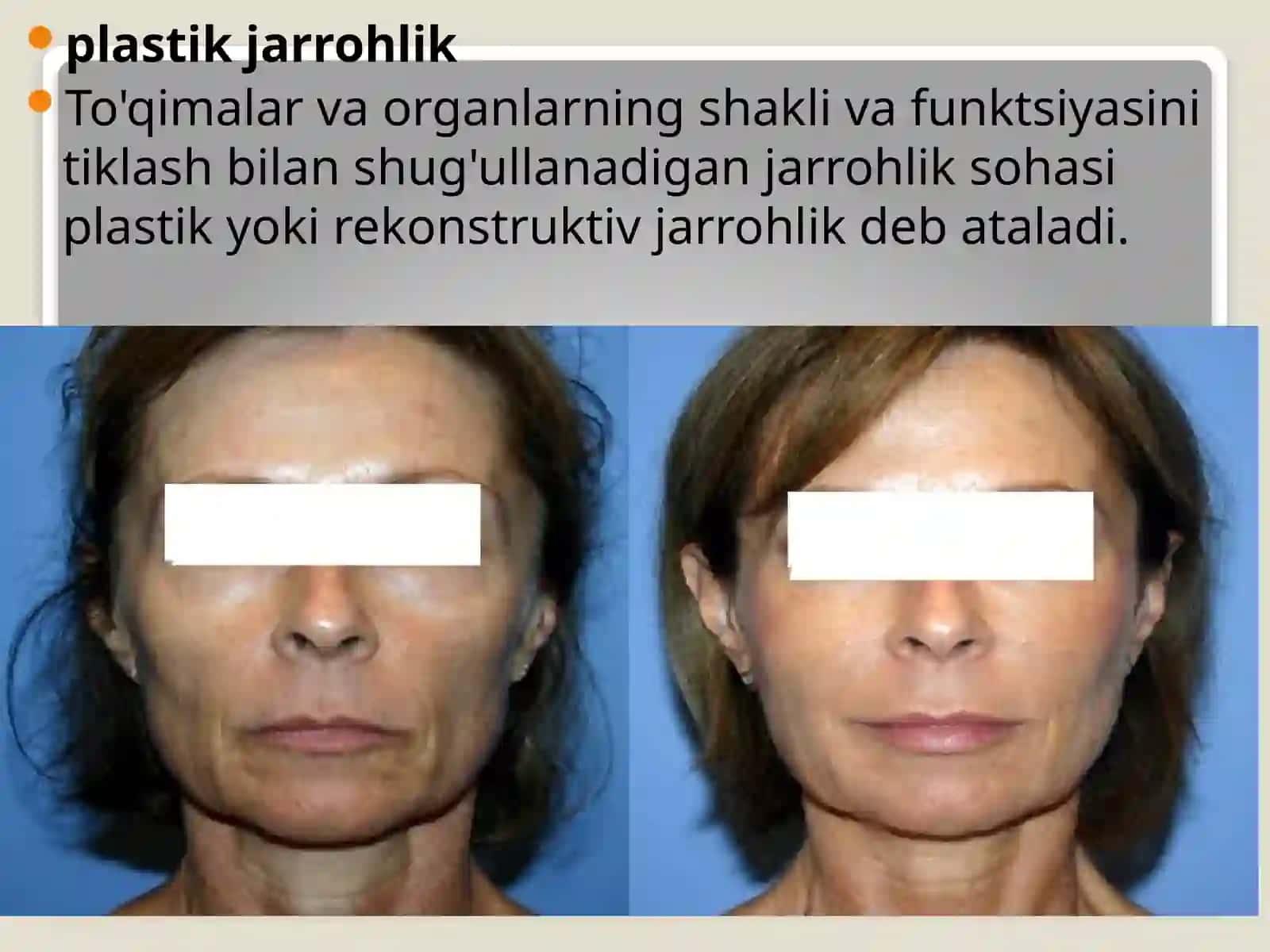 Plastik va estetik xirurgiyaasoslari 3
