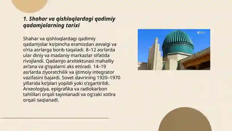 Shahar va qishloqlardagi qadimiy qadamjolar 3