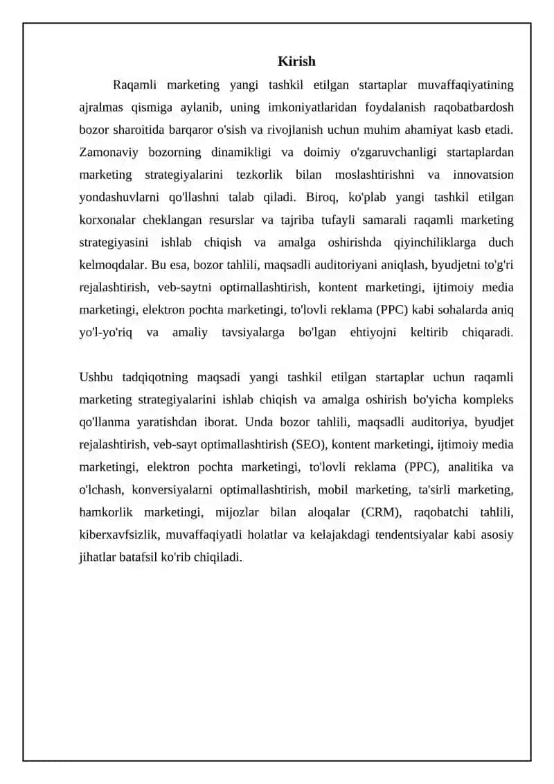 Yangi startaplar uchun raqamli marketing strategiyalari 3