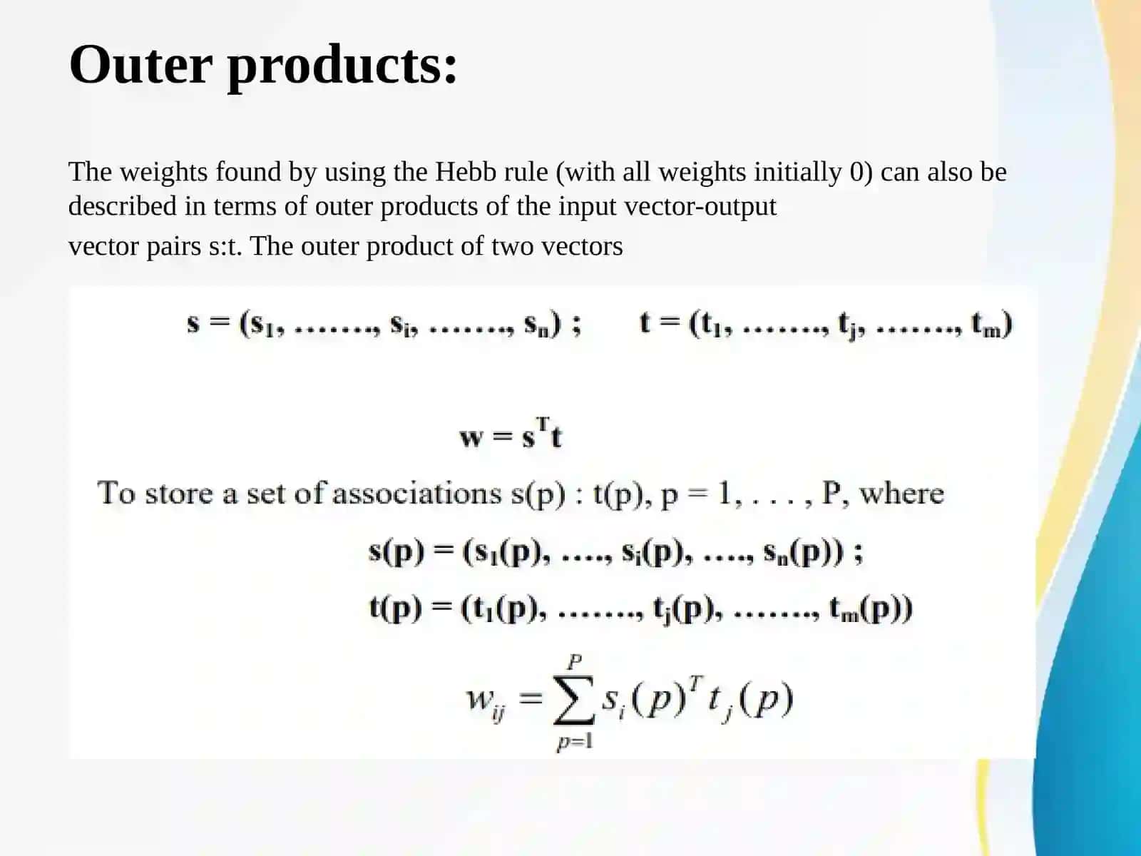 Pattern Association 3