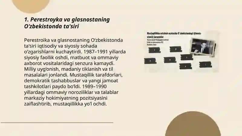 O‘zbekistondagi Ijtimoiy-Siyosiy Jarayonlar 3