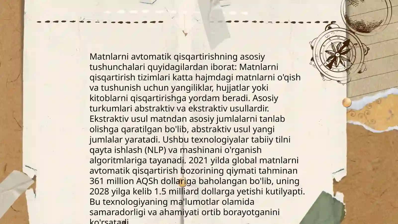 Matnlarni avtomatik qisqartirish (referatlash) 3