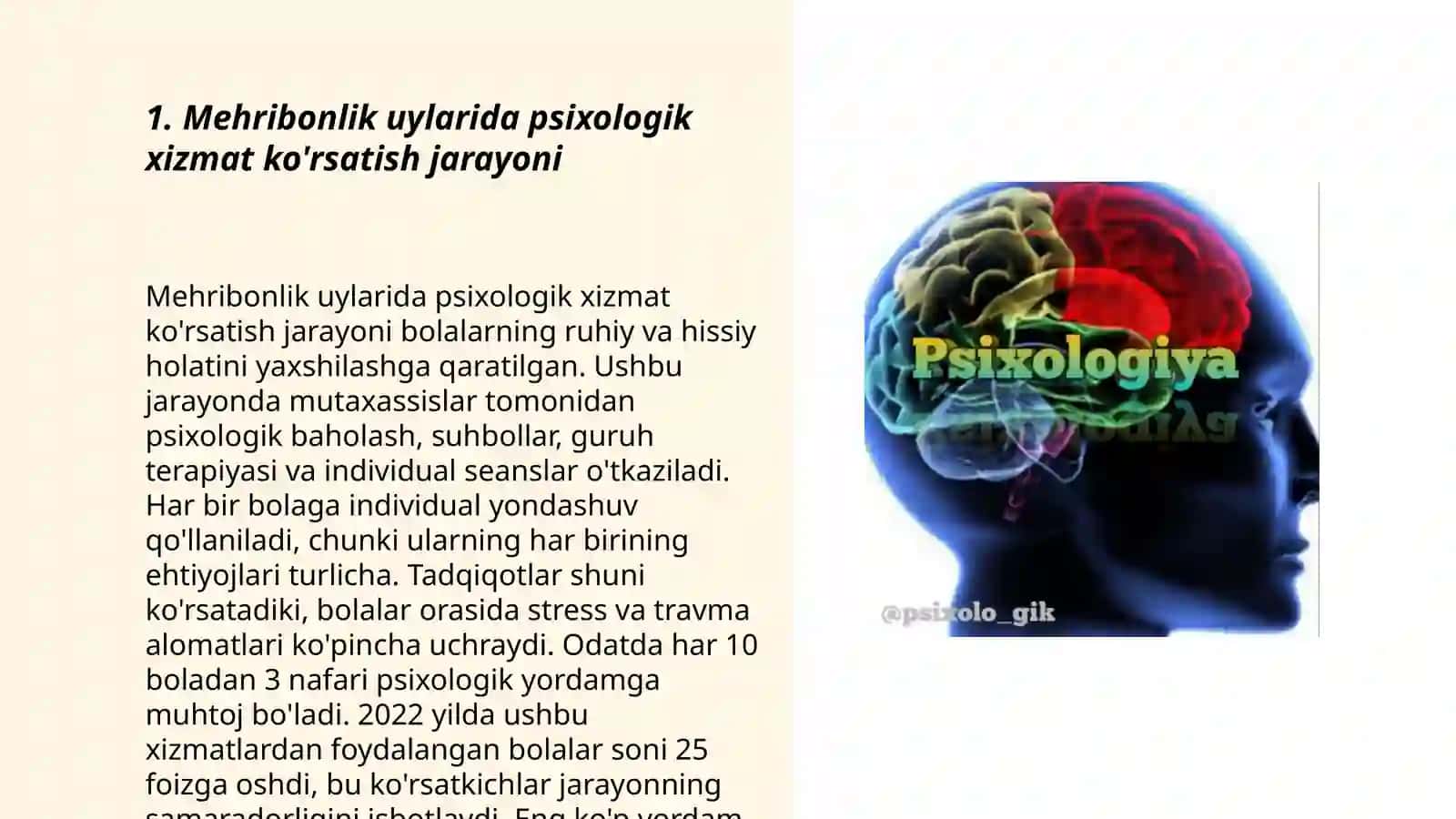 Mehribonlik uylarida psixologik xizmat 3