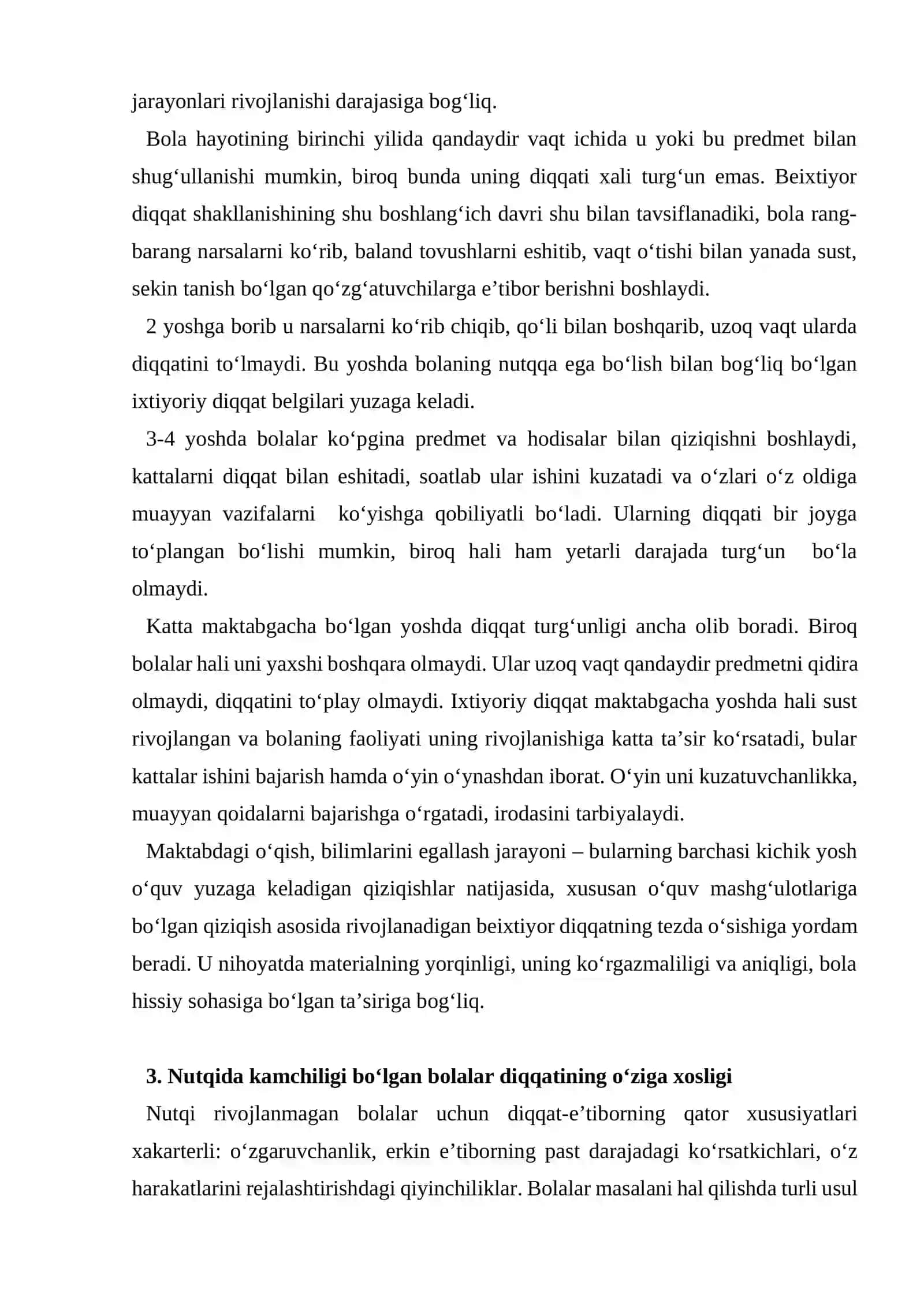 5-mavzu: Nutq nuqsoniga ega bolalar diqqati xususiyatlari 3