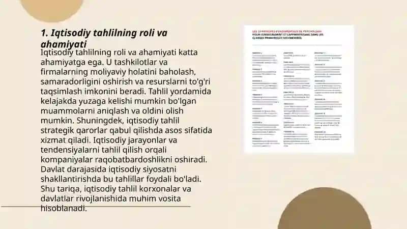 Iqtisodiy tahlilning asosiy tomoyillari 3