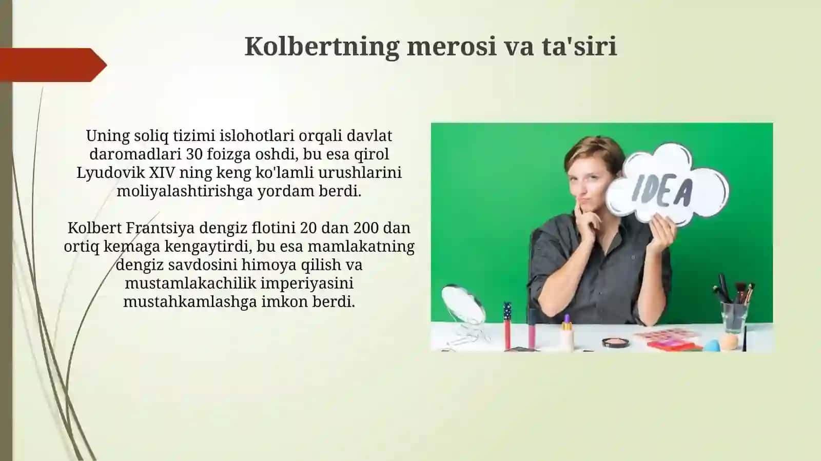 Jan Batist Kolbert g’oyalari 3