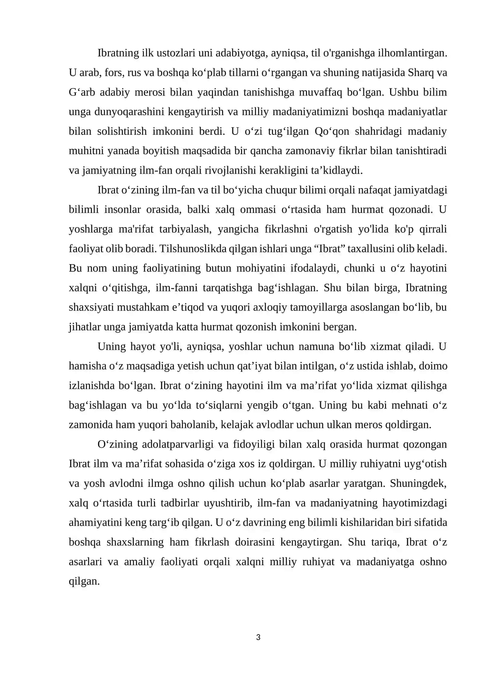 Ishoqxontoʻra Ibratning hayoti va ilmiy ijodi va erishgan yutiqlari 3