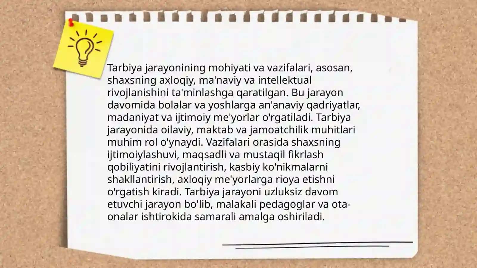 Pedagogik faoliyatda tarbiya turlari va usullaridan foydalanish imkoniyatlari 3