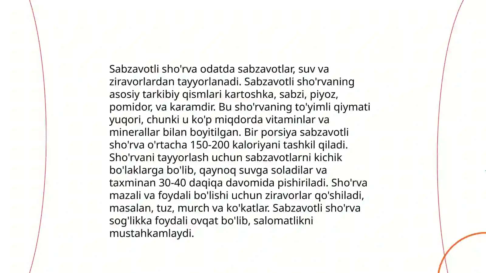 Sabzavotli taomlar 3