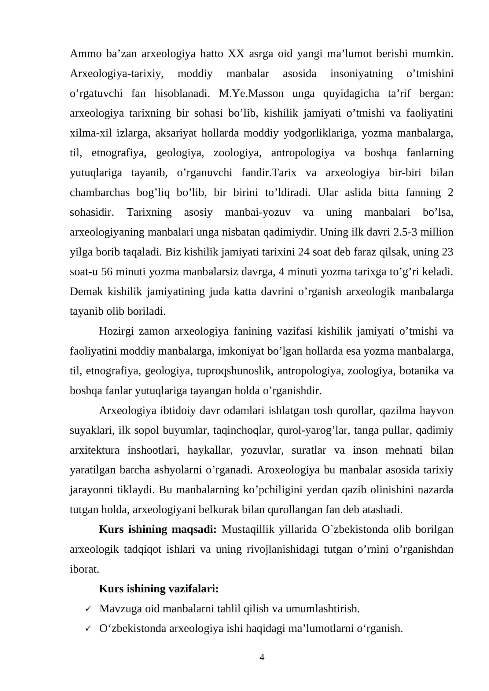 Mustaqillik yillarida O`zbekistonda olib borilgan arxeologik tadqiqot ishlari 3