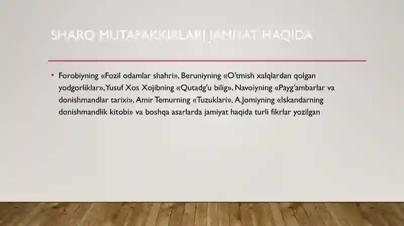 Jamiyat falsafasi 3