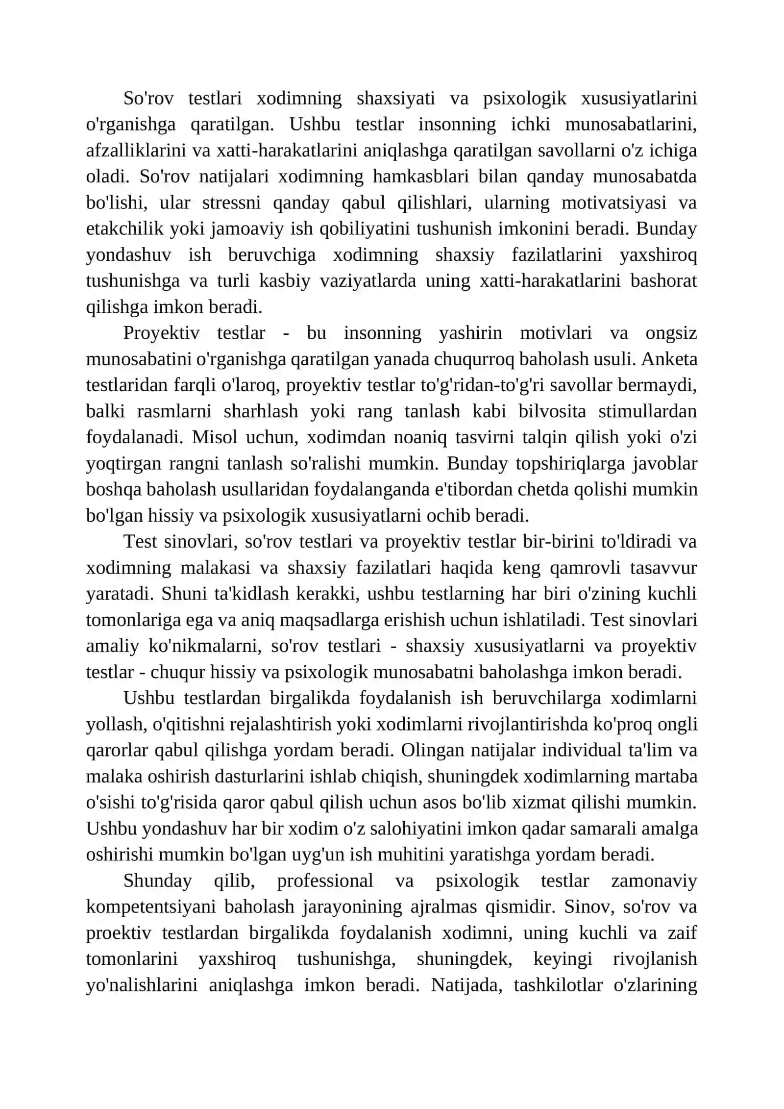 Kasbiy kompetentsiyalarni baholash usullari 3