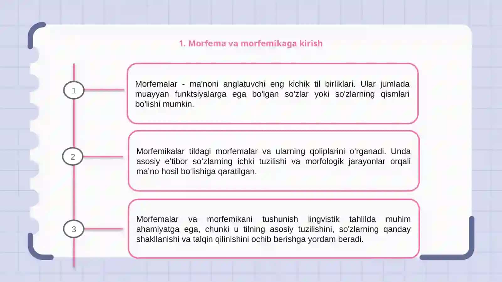Morfema va morfemika haqida umumiy tushuncha 3