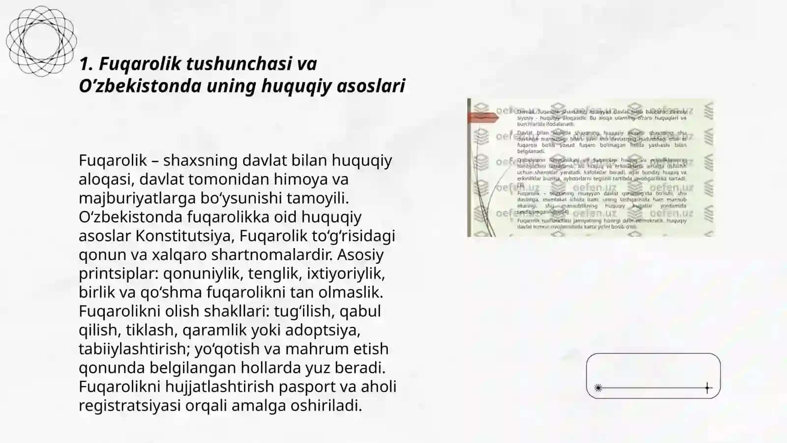 O’zbekistonda Fuqarolik Asoslari 3